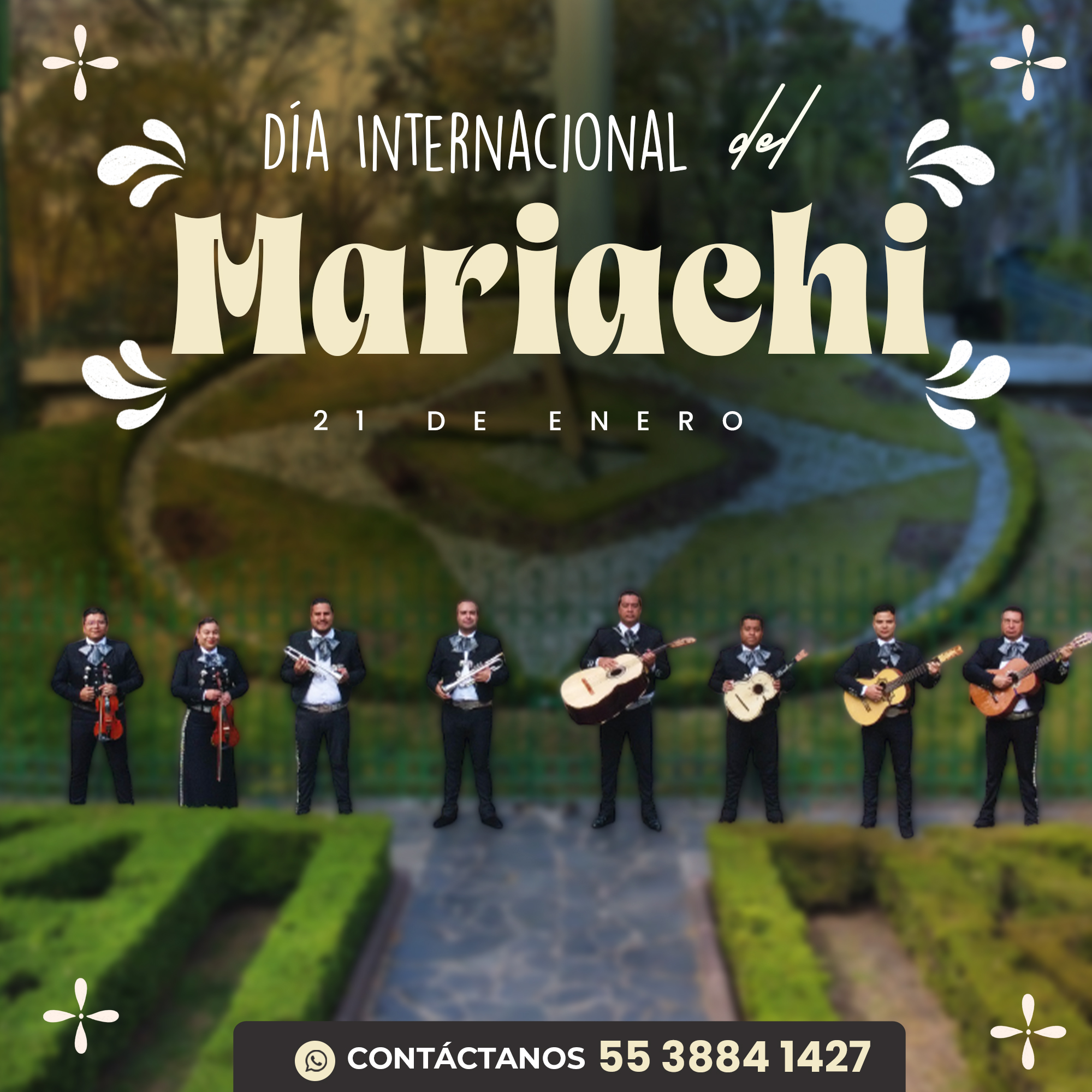 🎺🌟 ¡Hoy celebramos el Día Internacional del Mariachi! 🌟🎺
Una tradición que llena nuestros corazones de orgullo, pasión y alegría. Cada nota, cada canción, y cada traje bordado con amor, representan el alma viva de nuestra cultura.
🎶 El mariachi es el sonido de nuestras raíces, el eco de nuestras historias, y la melodía de nuestras emociones. Desde las alegres rancheras hasta los románticos sones, el mariachi nos ha acompañado en los momentos más significativos de nuestras vidas.
👨👩👧👦 A cada familia, cada niño que crece cantando, y a cada músico que dedica su vida a preservar esta maravillosa herencia: ¡hoy es su día!
Mariachi San Miguel
Felicita el gran esfuerzo, dedicación y pasión de cada uno de ustedes.
#DíaDelMariachi #MariachiSanMiguel #TradiciónMexicana #MúsicaQueUne #CulturaMexicana