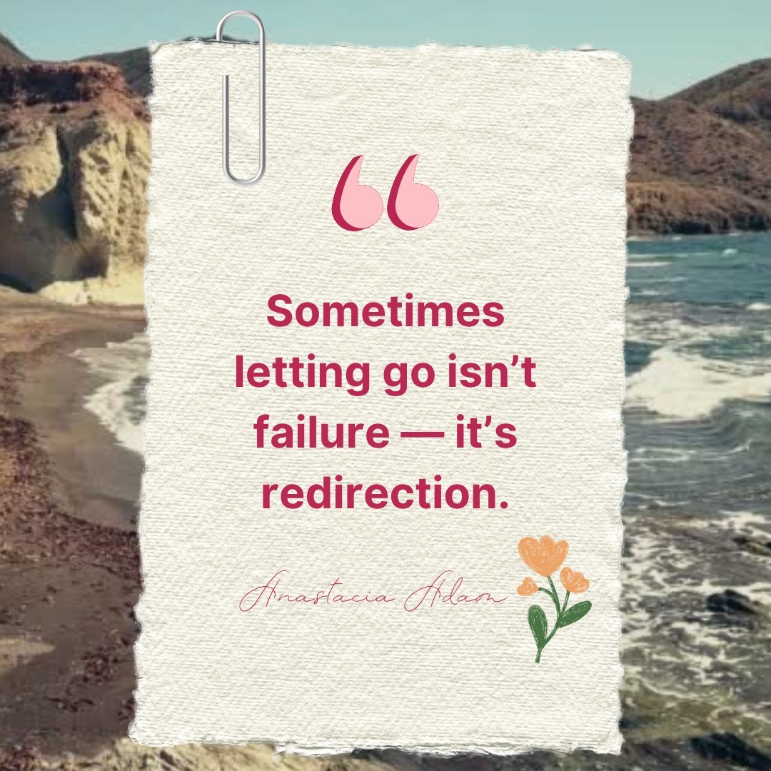 What if letting go isn’t giving up… but finally giving yourself peace?
Sometimes what feels like an ending is just life helping you realign.
Take a breath. Trust the redirection. You’re being guided somewhere better.
#MindsetShift #HealingJourney #AnastasiaAdam #ThriveAndAchieve #WomenSupportingWomen #NewBeginnings #LettingGo #GrowthMindset