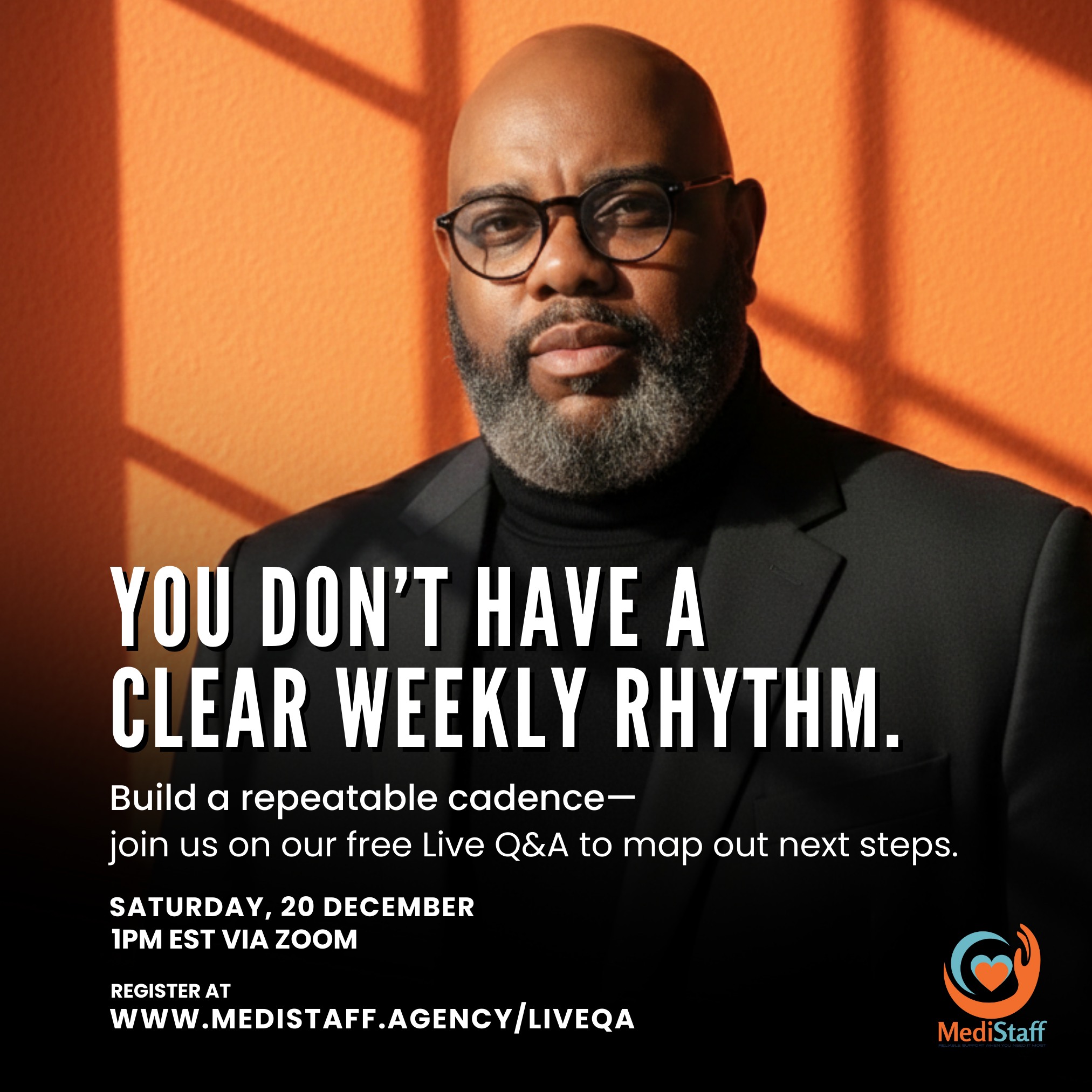 A strong weekly system reduces stress and increases results.
🔗 www.medistaff.agency/liveqa
Do you plan your week—or does your week plan you?
#TimeManagement #LeadershipDevelopment #BusinessPlanning #Productivity #LiveQA #OpenForAll