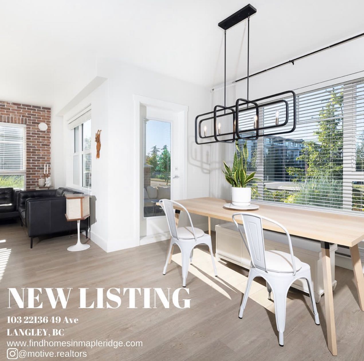 NEW LISTING | 2 BED | 2 BATH | MAIN LEVEL | LANGLEY
$699,999
CENTRAL BY ZENTARRA | 2 BEDROOMS | 2 BATHROOMS | 986 SO FEET | 2021 Build. Welcome to Zenterra, a collection of 48 modern condo's in Murrayville, located conveniently W.C. Blair Re center Wave Pool, Waterpark, community playground and new fitness center (that is almost ready). Thoughtfully laid out at 986 sq feet, this main floor, corner unit condo is the perfect combination of space and convenience, With parking right out front (and 1 underground + storage) you have a walk up, gated yard. Perfect for moving in, pets, bringing in groceries and deliveries! Your spacious covered patio, features gas hookups for your BBQ and is surrounded by lush landscaping, Inside the naturally lit home, you have tasteful updates, custom thin brick walls in living room, upgraded lighting throughout.