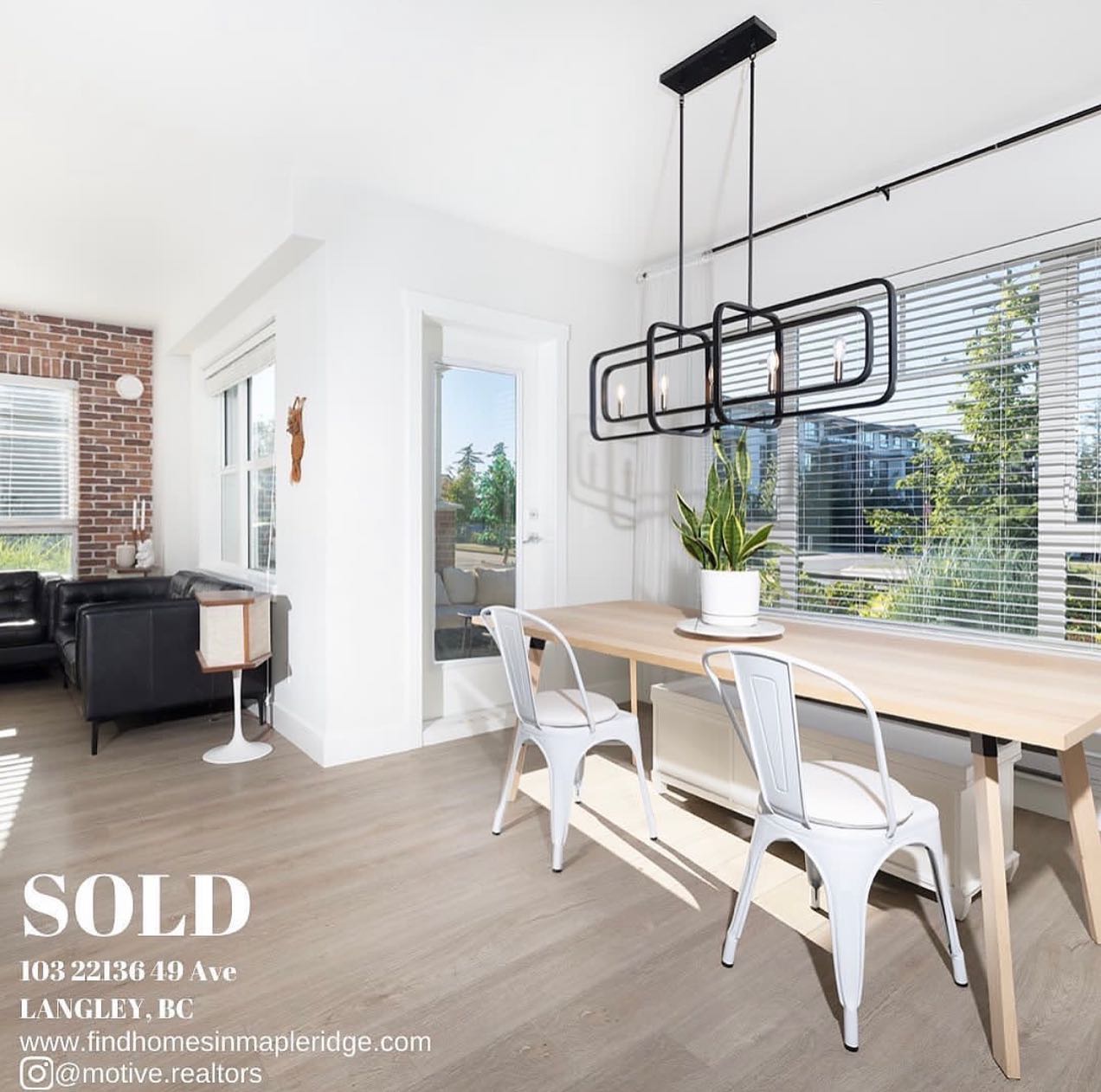 SOLD
A big congrats to our sellers on being able to sell their beautiful ground floor condo in Murrayville. Thank you very much for trusting us to get the job done!
103 22138 49 avenue is officially off the market.