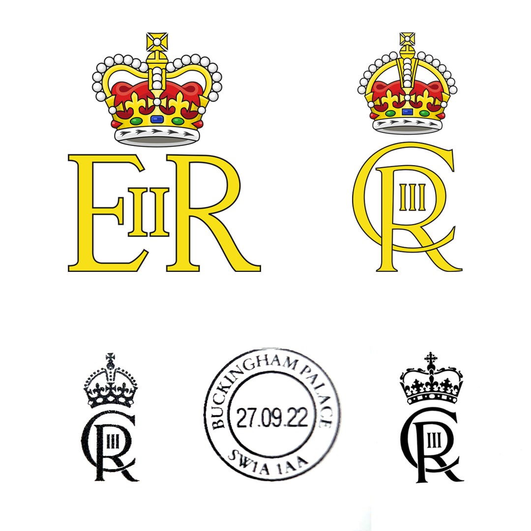 I love logos and the new Royal “Logo” it out! (called a cypher) Note the change of crown? From Scottish to Tudor. In Scotland, they’ll keep using the Scottish one that Elizabeth used, hence 2 emblems. The R for Regina will now stand for Rex (latin for Queen/King). #royalcypher #cypher #monogram #kingcharlesiii #uk #royalmail #stateadmin #logo #logos #graphicdesign #buckinghampalace #monarchy #queenelizabethii