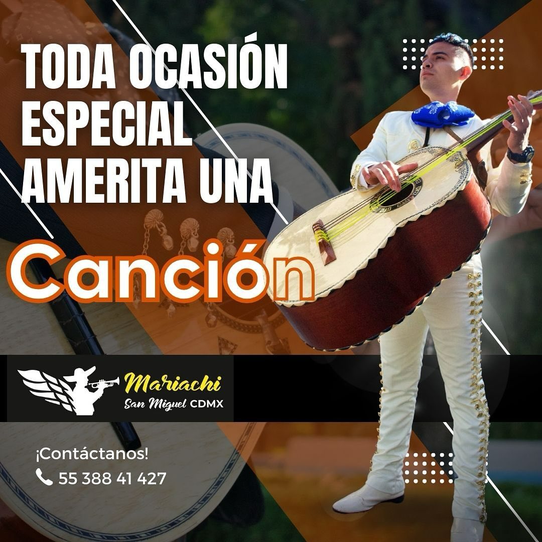 ¡Queremos ser parte de tus hermosos momentos!
¡Contáctanos! 🎼🎤🪇🎻
📲 55 388 41 427
#Mariachi #MariachiCDMX #CDMX #Serenata #SerenataCDMX #Música #OcasiónEspecial #Canciones #Canción
