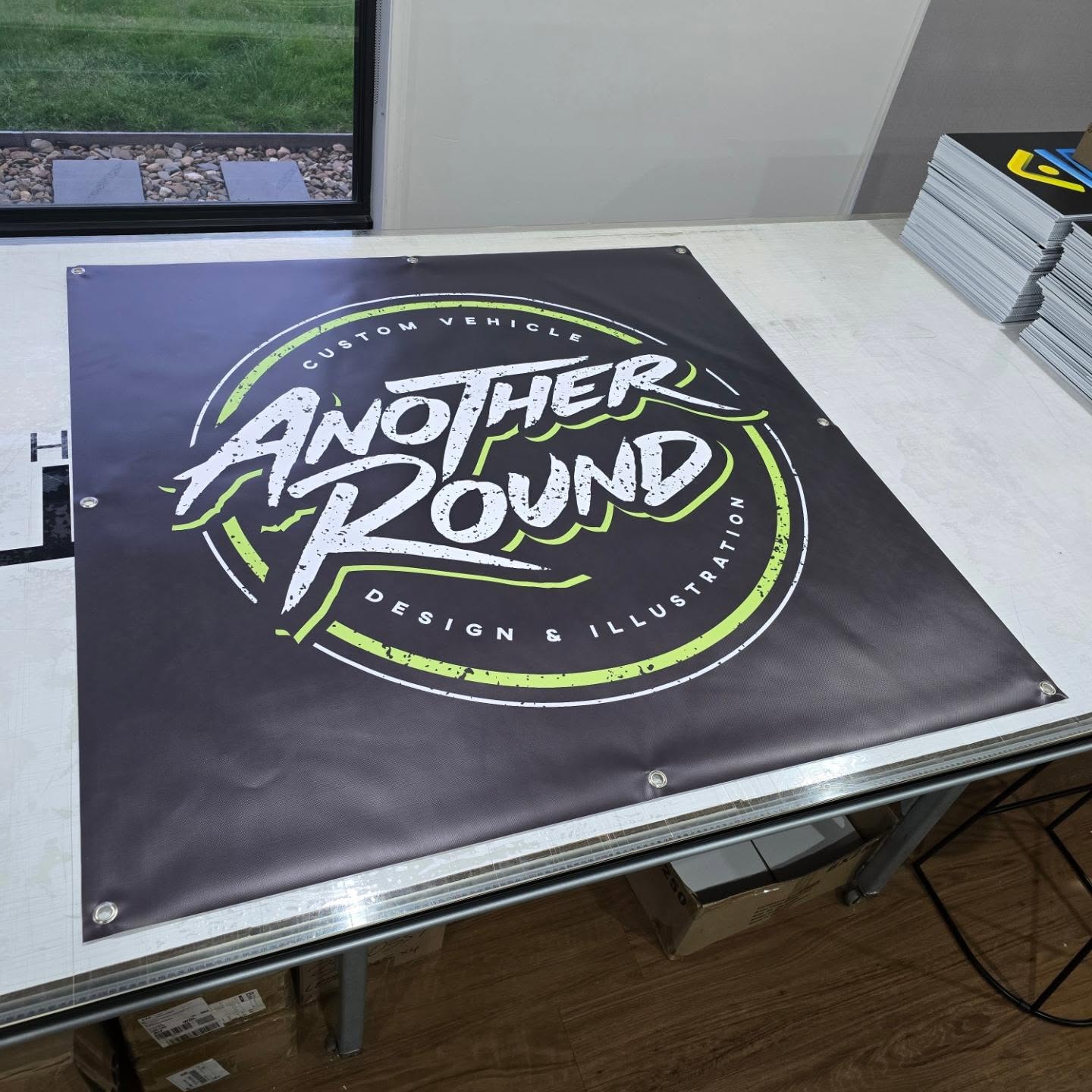 Couple of banners we've done recently for
@anotherrounddesign @whiteout_painting @alternativemetalfab @frameworks3945