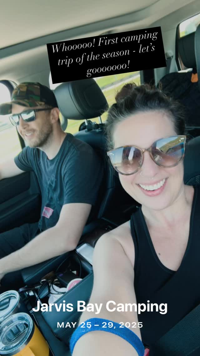 Our first camping trip of the season before my birthday was so much fun!!!
Being in nature helps to activate my parasympathetic nervous system. It’s so soothing and helps me slow down… and I definitely needed that before the very hot birthday plans I had in store 🥵