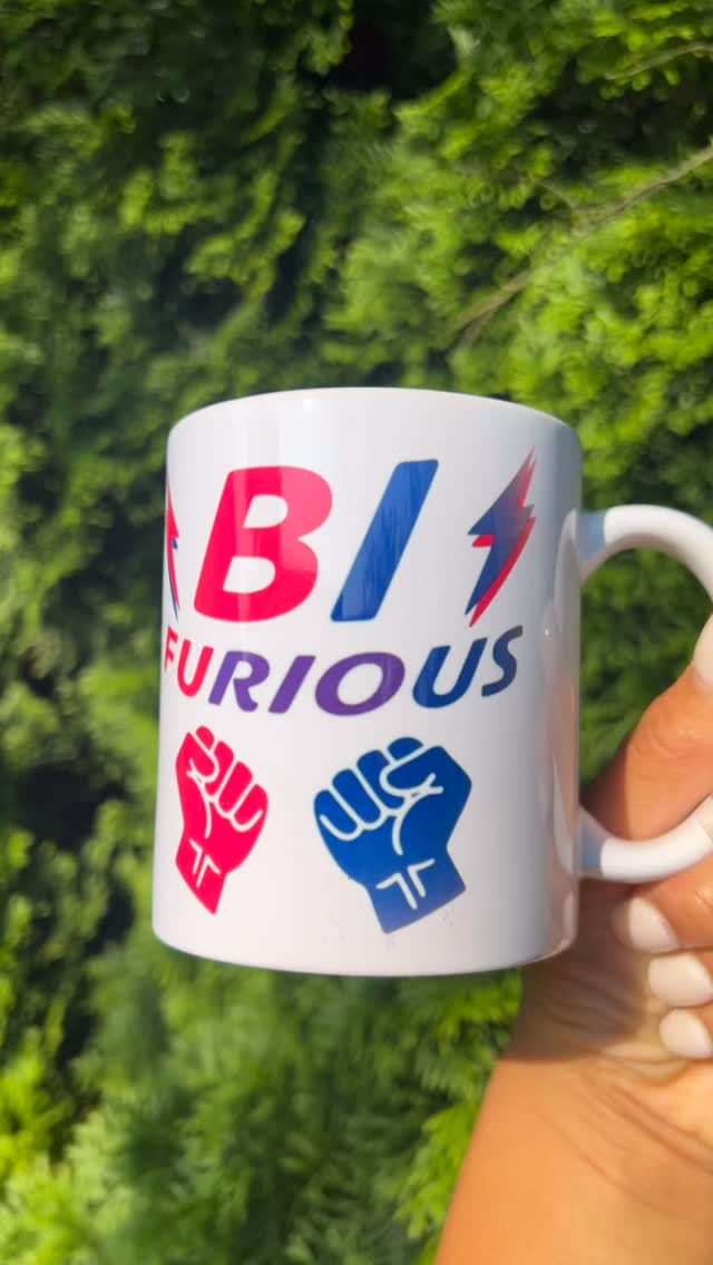 Bi-furious pride mug #bisexual #pride #pride2025 đđłď¸âđđłď¸âđ