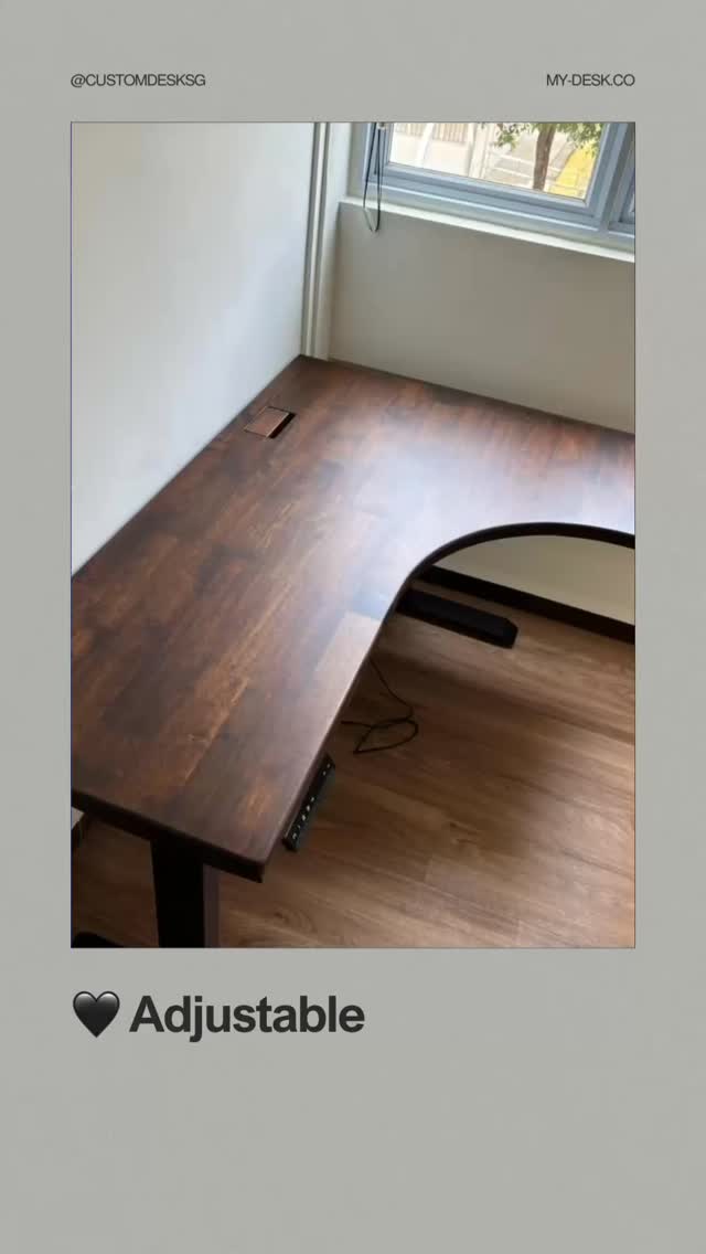 “𝗢𝗻𝗲 𝗱𝗲𝘀𝗸 𝗳𝗼𝗿 𝗹𝗶𝗳𝗲🖤”
Adjustable. Space-saving. Solid wood.
When you only plan to buy one desk, make it the right one.
📩 DM us to get yours custom-built in Singapore.
#CustomDesk #SingaporeHomes #SolidWoodFurniture #SmallSpaceLiving #LShapeDesk #DeskGoals #WorkFromHomeSetup #HomeOfficeInspo #SingaporeCarpentry #InteriorDesignSG #SpaceSavingFurniture #SitStandDesk #HomeOfficeSetup #deskinspo