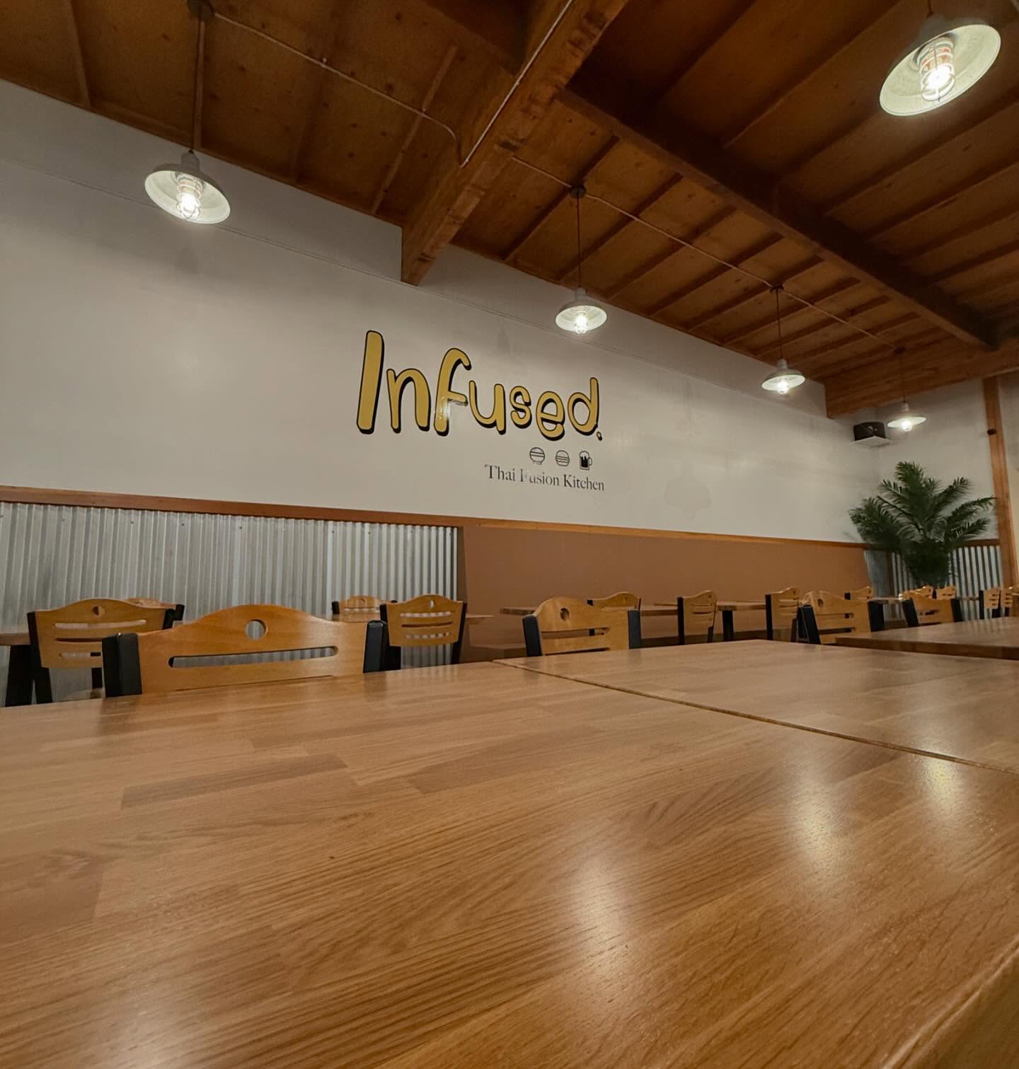 What are we up to? What have we been doing? See before and after pictures for a sneak peek. #infusedthaikitchen