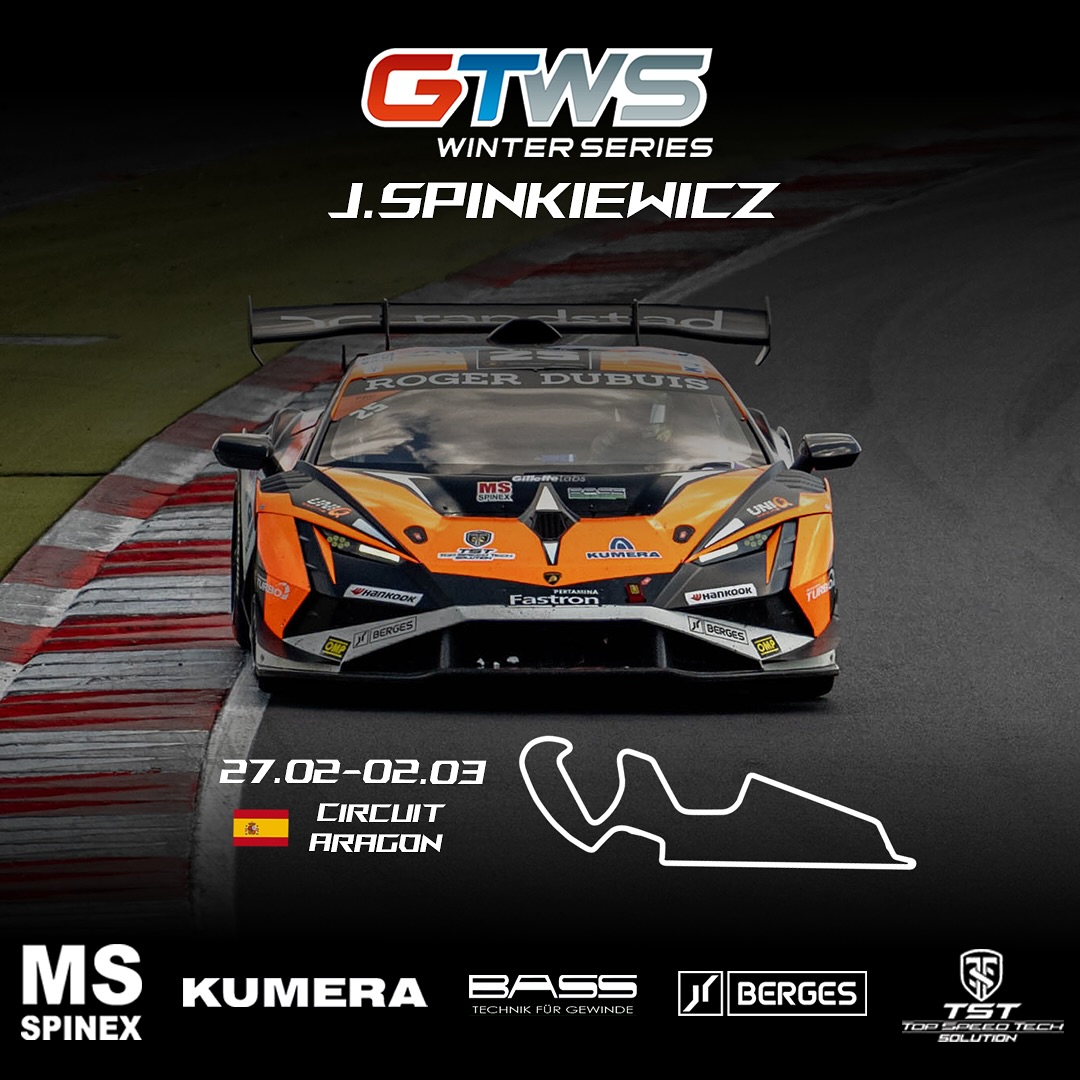 🚨 Race Weekend Alert! 🚨
@j.spinkiewicz is ready to take on Motorland Aragón in the @winter_series_official ! 🏎️💨
Tomorrow, we hit the track for the first training sessions on this new circuit for us. Stay tuned for updates throughout the weekend! 🔥
Weekend Schedule:
🟠27 February
🏁 10:55-11:35 – Collective Test 1
🏁 14:50-15:30 – Collective Test 2
🏁 17:50-18:30 – Collective Test 3
🟠 28 February
🏁 10:55-11:35 – Collective Test 4
🏁 14:50-15:30 – Collective Test 5
🏁 17:50-18:30 – Collective Test 6
🟠 1 March
🏁 09:30-09:50 – Free Practice
🏁 12:30-13:55 – Qualifying 1 & 2
🏁 17:30-18:00 – Race 1
🟠 2 March
🏁 12:20-13:05 – Race 2
🏁 16:35-17:45 – Race 3
A huge THANK YOU to our sponsors and partners for their support @msspinex @berges_motion @bass_tools @tst_solution @peterkissdesign and to all the fans for cheering us on! 🙌🔥 Let’s go full throttle! 💪🏁
#WinterSeries #MotorlandAragon #JerzySpinkiewicz #Racing #ThankYouSponsors #FullThrottle
