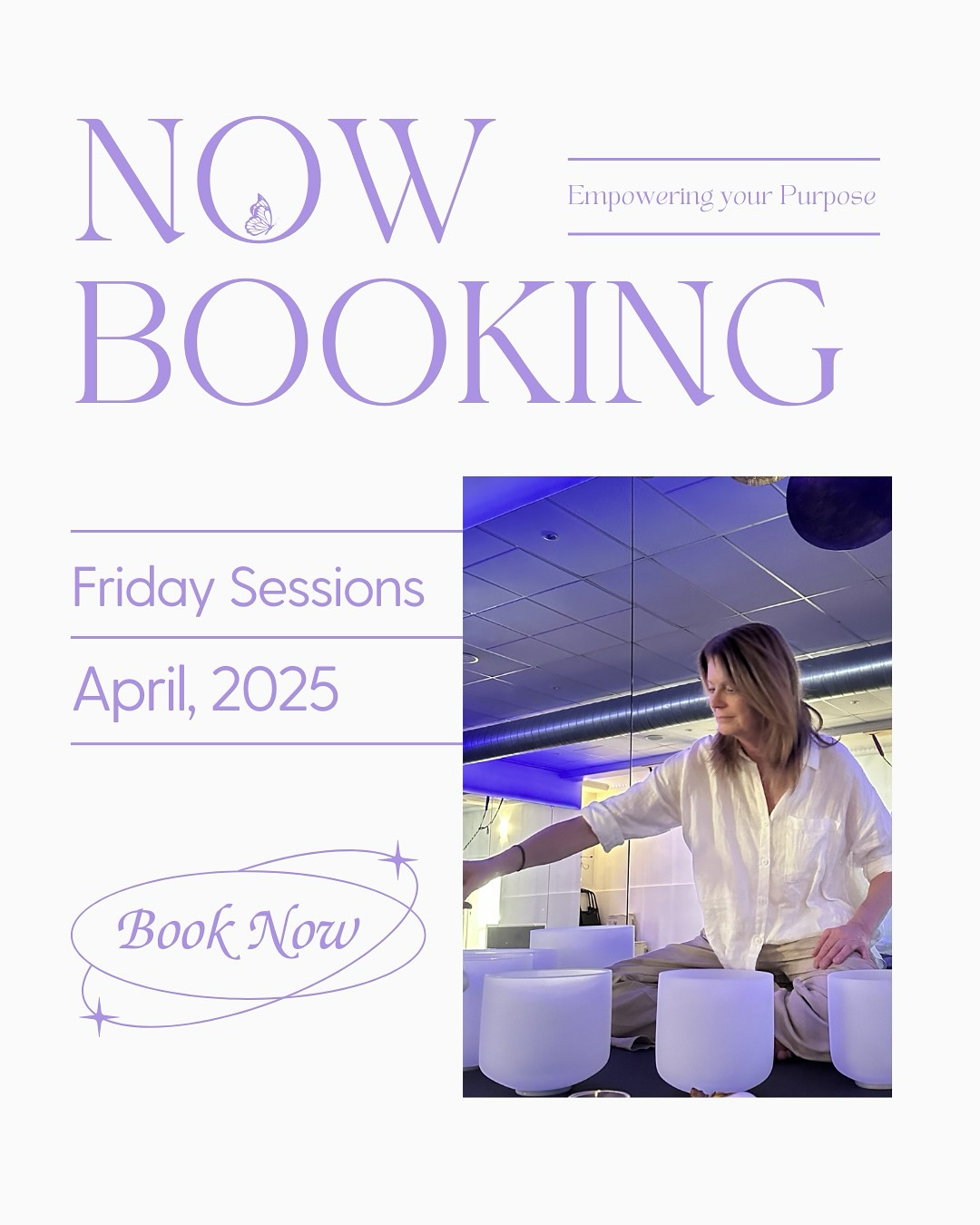 As we step into a new month, it’s the perfect time to pause, realign, and reconnect. ✨
If you’ve been feeling out of sync, this is your invitation to reset. Through energy healing, essential oils, sound bath therapy, and chakra realignment, I’ll guide you back to balance in a sacred, nurturing space.
🌿Limited Friday appointments available - don’t miss this chance to restore your energy for the month ahead.
📧 empoweringyourpurpose@outlook.com
📞 0418 272 357
🖱️ www.empoweringyourpurpose.com.au
#EnergyHealing #SoundBath #ChakraBalancing #SelfCare #empoweringyourpurpose