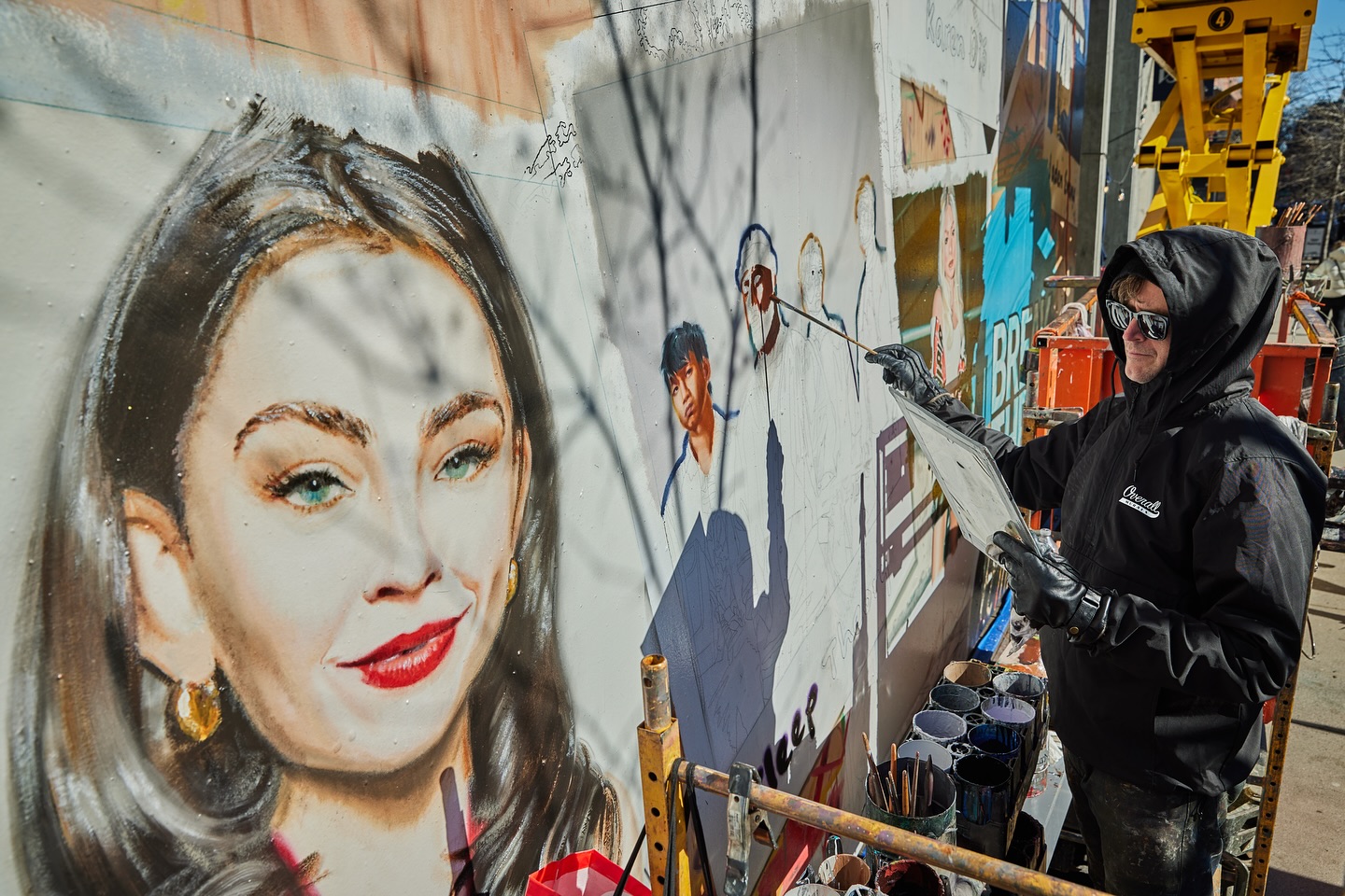 Painting the @amazonmusic Artists to Watch in 2025 is not a problem @cashcobain_2x @arcydrive @mirabelle.band @karendioxx @storm_orchestra @sleeptheoryofficial @royalelynnmusic @jonahmarais @stellakcole