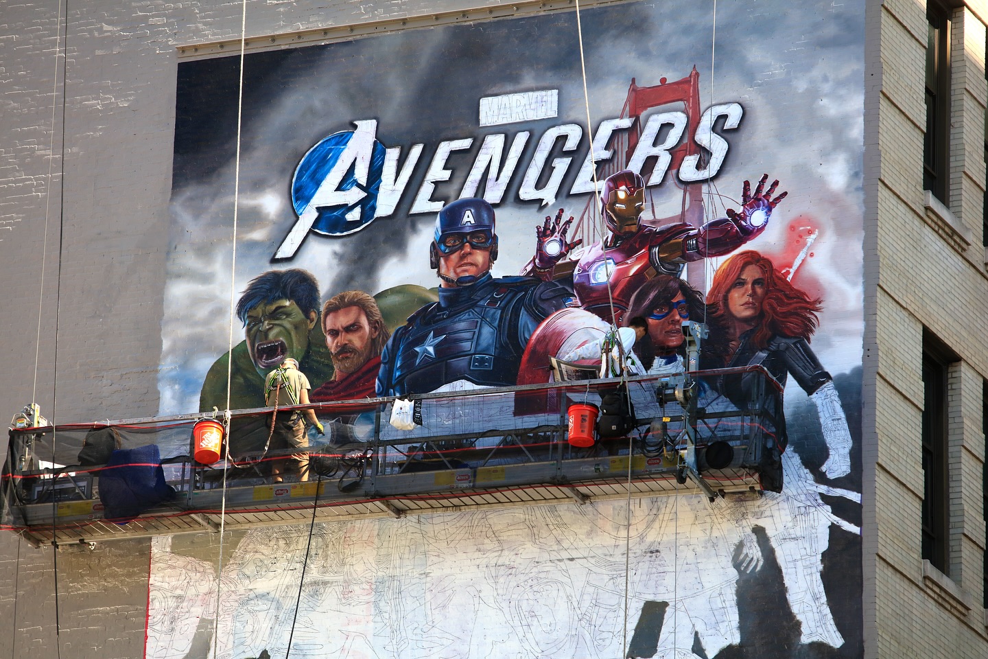It’s National Superhero Day! Shoutout to our incredible team that brings these murals to life — you’re the real heroes behind the scenes! 👩🎤