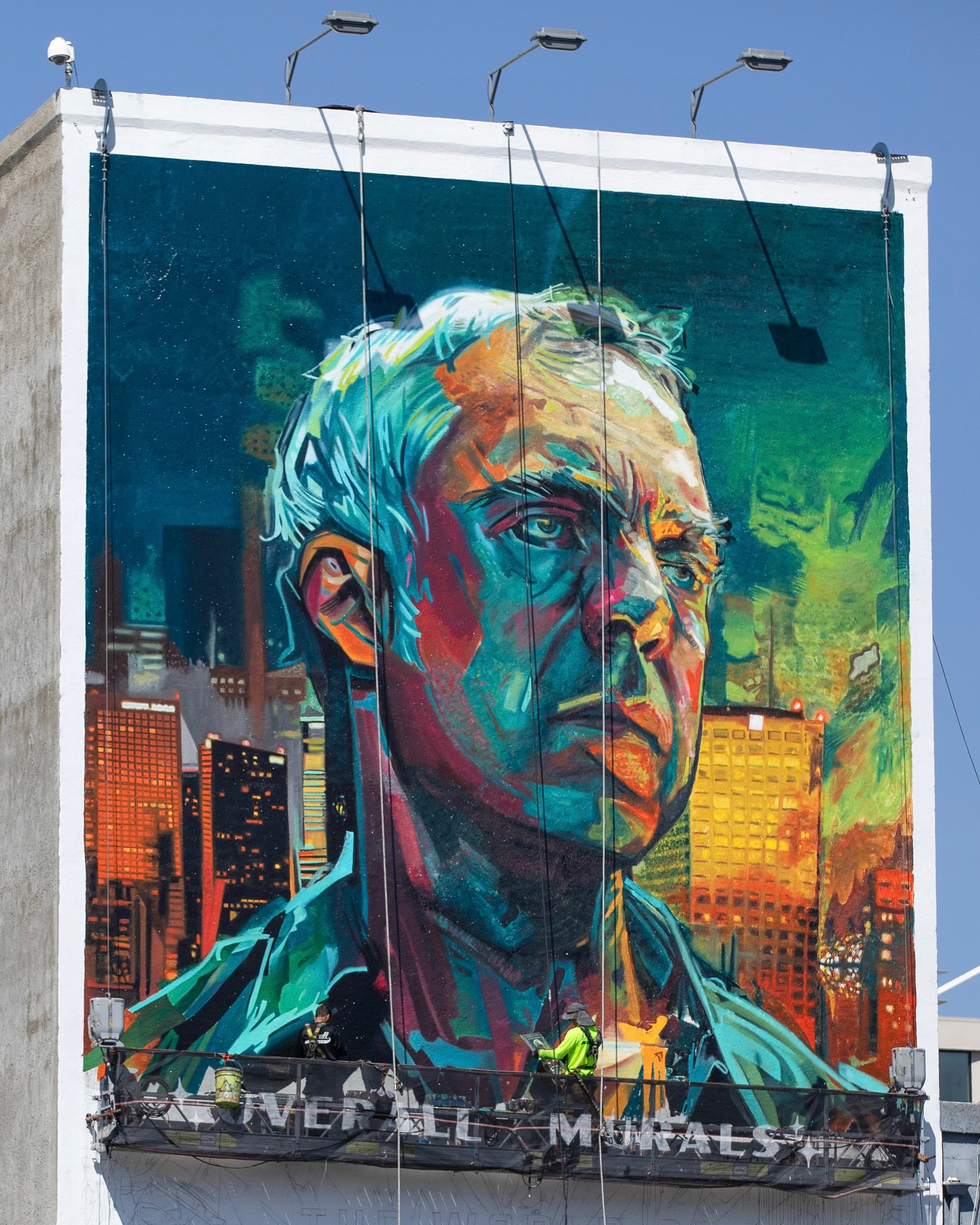 The verdict on this mural came back guilty…of being sick AF! April 16th is now officially BOSCH DAY 🧑⚖️