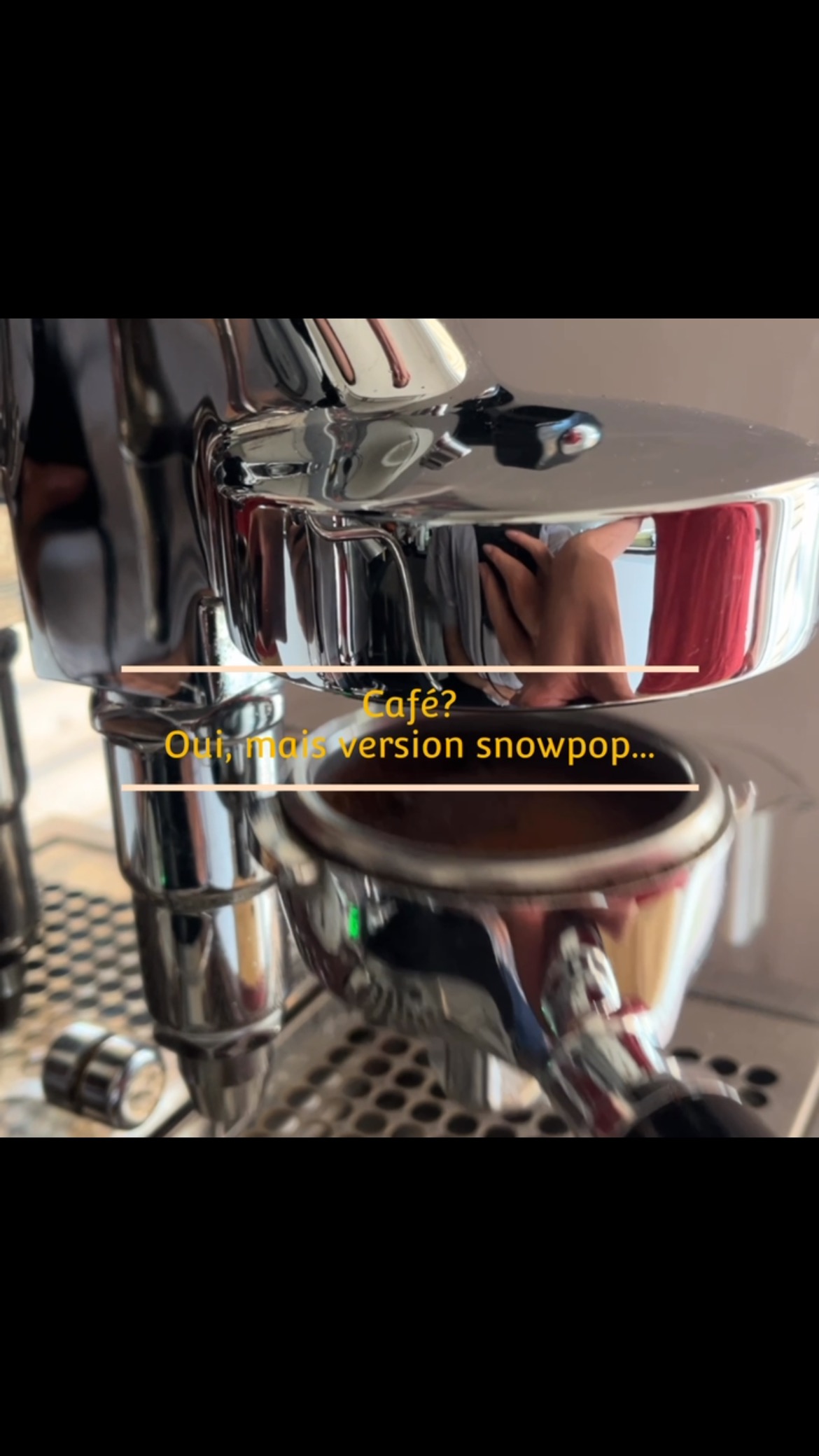 Pour ceux qui aiment leur café… froid et croquant. Le café glacé snowpop. #snowpop #icecafé #icecoffee
