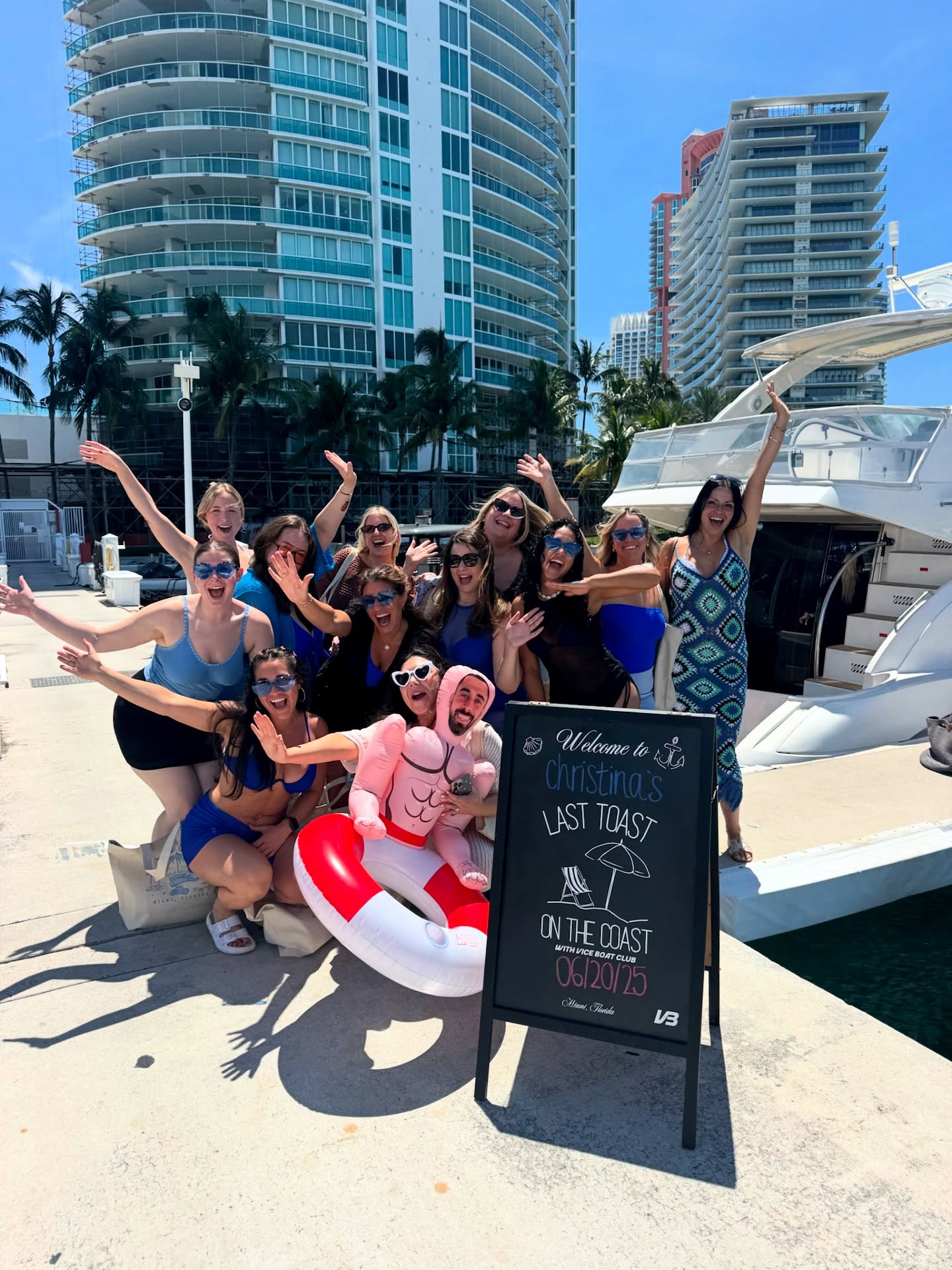 When the boat, the crew, and the bach crew are all 10/10 😍✨
Ready to plan your dream bachelorette in Miami? We’ve got yachts, decorations, and the full Vice Boat Club experience waiting for you.
📍DM us to book your date!
#yachtbachelorette #bachelorettemiami #miamiyatchrental #miamibachelorette #miamiweekend