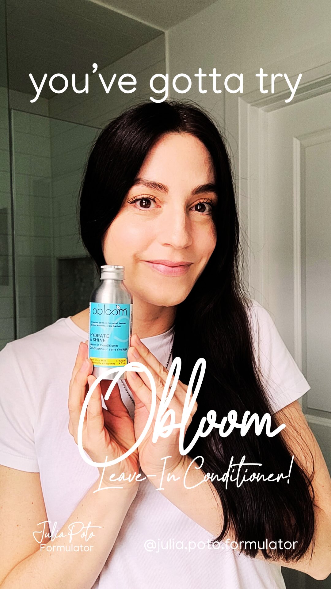 💪The power of a concentrated product!
Here Julia shows us how little leave-in conditioner you really need for hair that is:
✅ Shiny
✅ Protected
✅ Silky-soft
✅ Conditioned
✅ Frizz-free!
✅ and gorgeously scented, naturally!
Why would you love it?
💖 because you shouldn’t need big honkin’ gobs of a product when it’s concentrated!
and it’s PLASTIC-FREE! 🌱🌎
⚠️‼️ enter code “JuliaSays” at checkout for a 15% discount! (Until July 31st) Hurray! (🛒 obloom.ca)
❓what are you using to protect your hair this summer?
.
#hairtalk #hairreview #leaveinconditioner #summerhair #shinyhair #ontariomade #discountoffer #dryhair #ecohair #plasticfree #plasticfreeliving