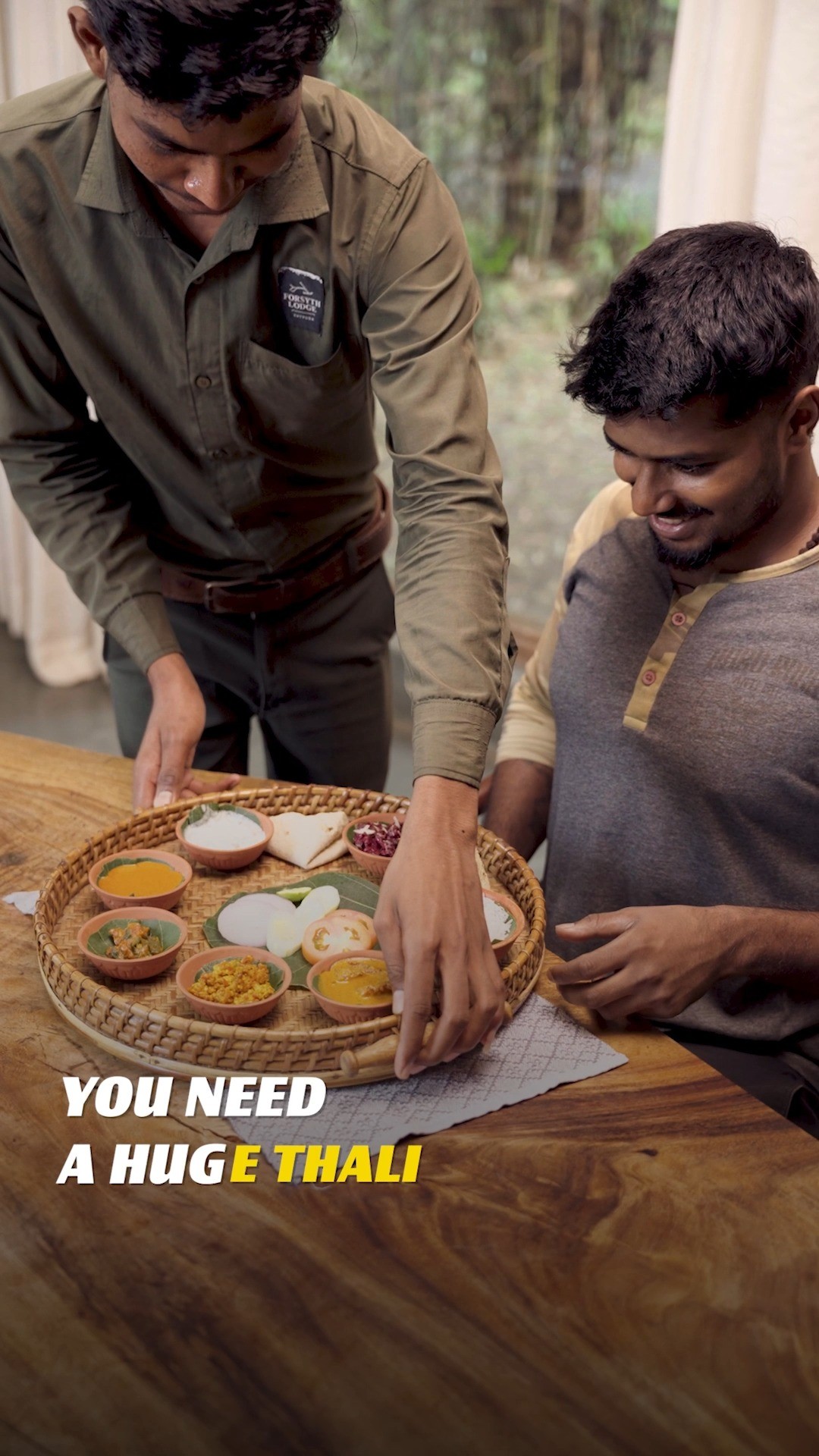 Hugs are great.
But have you tried a thali this big?
#satpura #wildflavours #comfortfood #natureonaplate #slowtravelindia #luxuryinthewild #forsythlodge