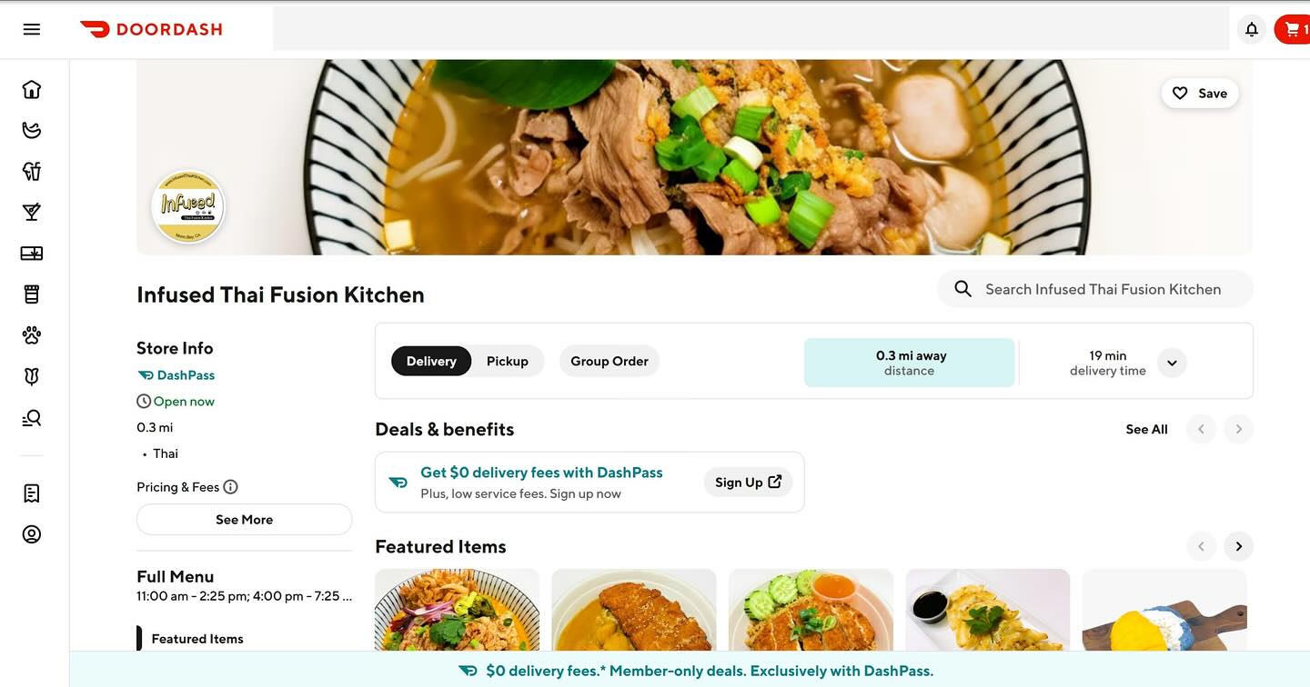 Did you hear… we’re on DoorDash