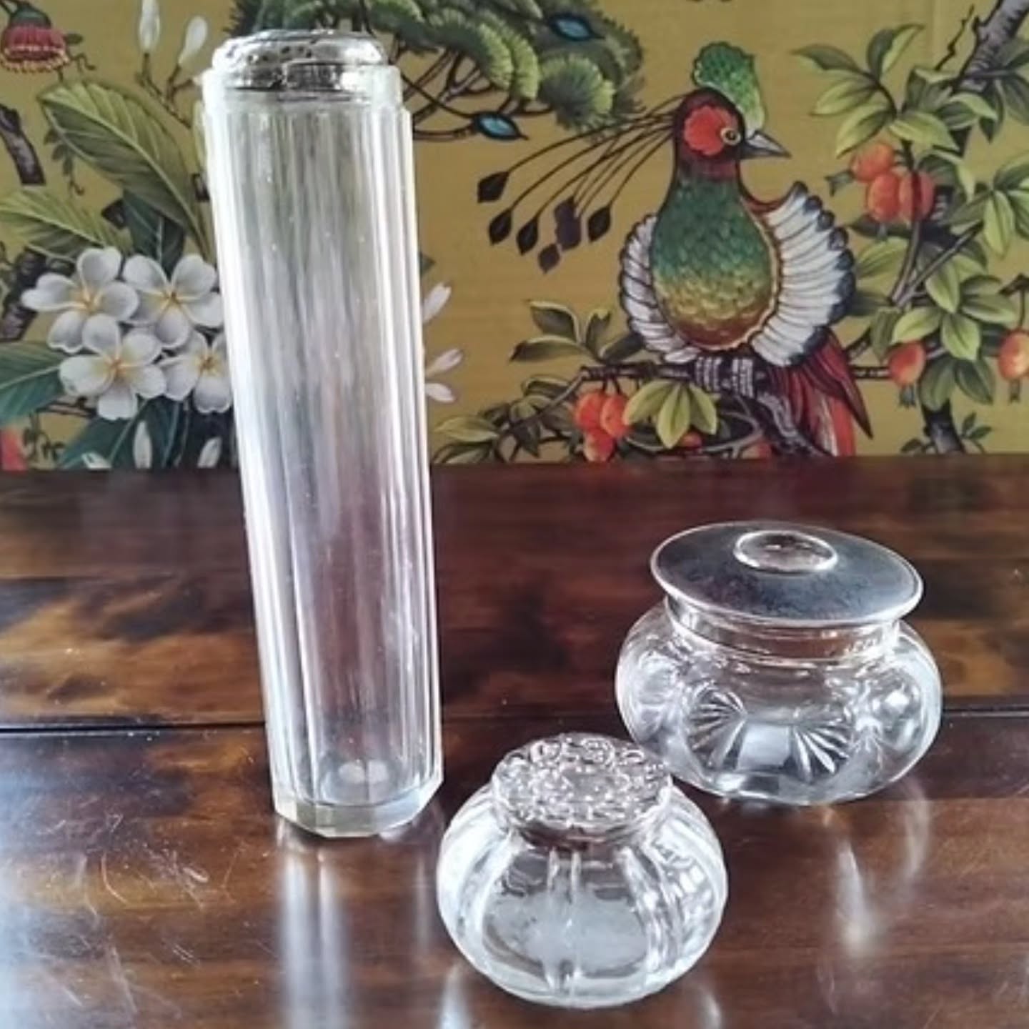 Antique Cut Glass Scent Bottle with Birmingham Silver Lid – Hallmarked 1904 | https://share.google/cCMlOiYjW4B48SIR3 #stufftoyouandme