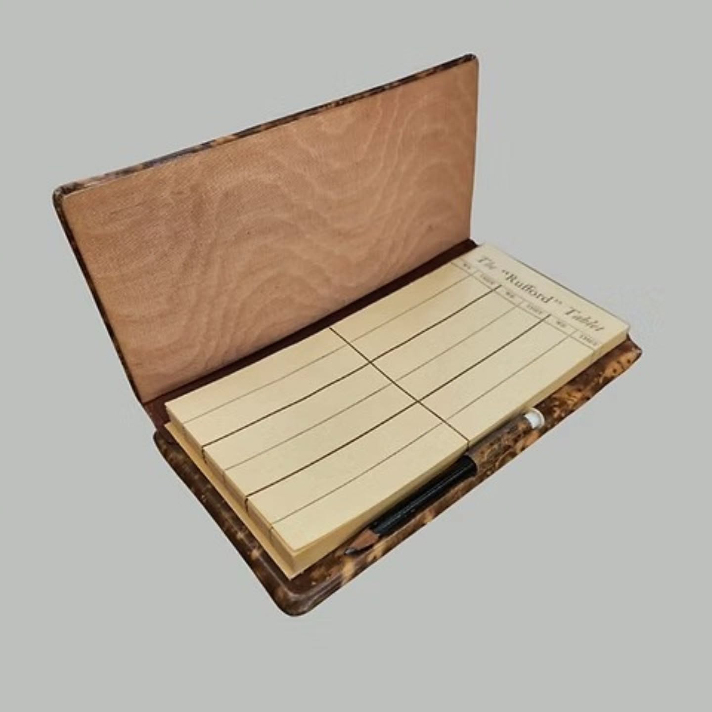 Vintage Rufford Tablet Celluloid Portable Writing Pad Early 20th Century | https://share.google/r15IMrCyBn5XRWKmE #stufftoyouandme