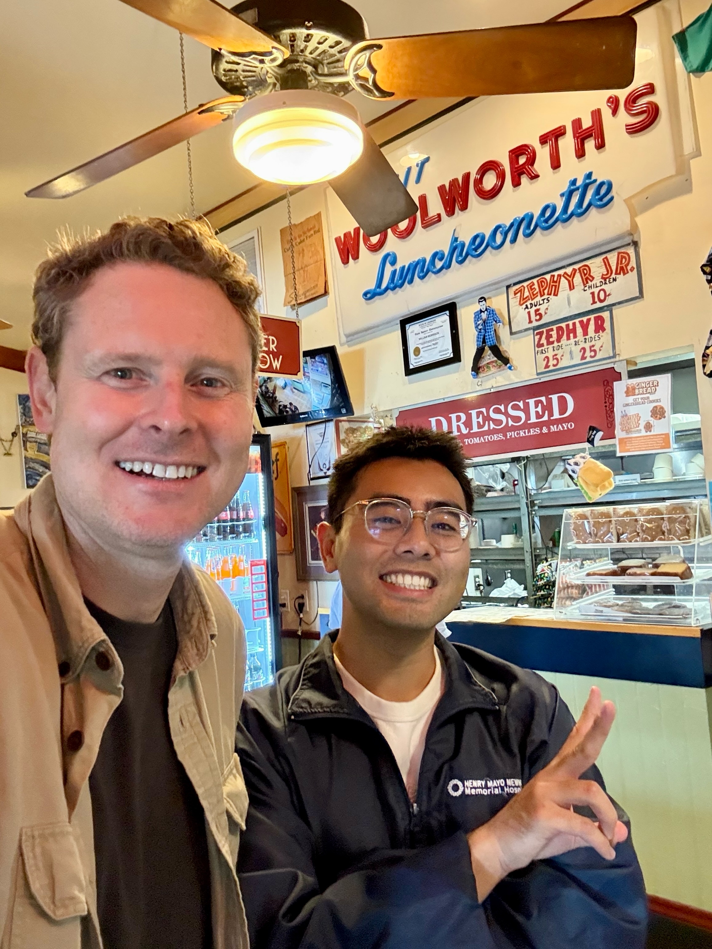 Our team in NoLA this week! We had a great visit with our clients @ochsner_philanthropy and then the best po’boy sandwich @parkwaypoorboys