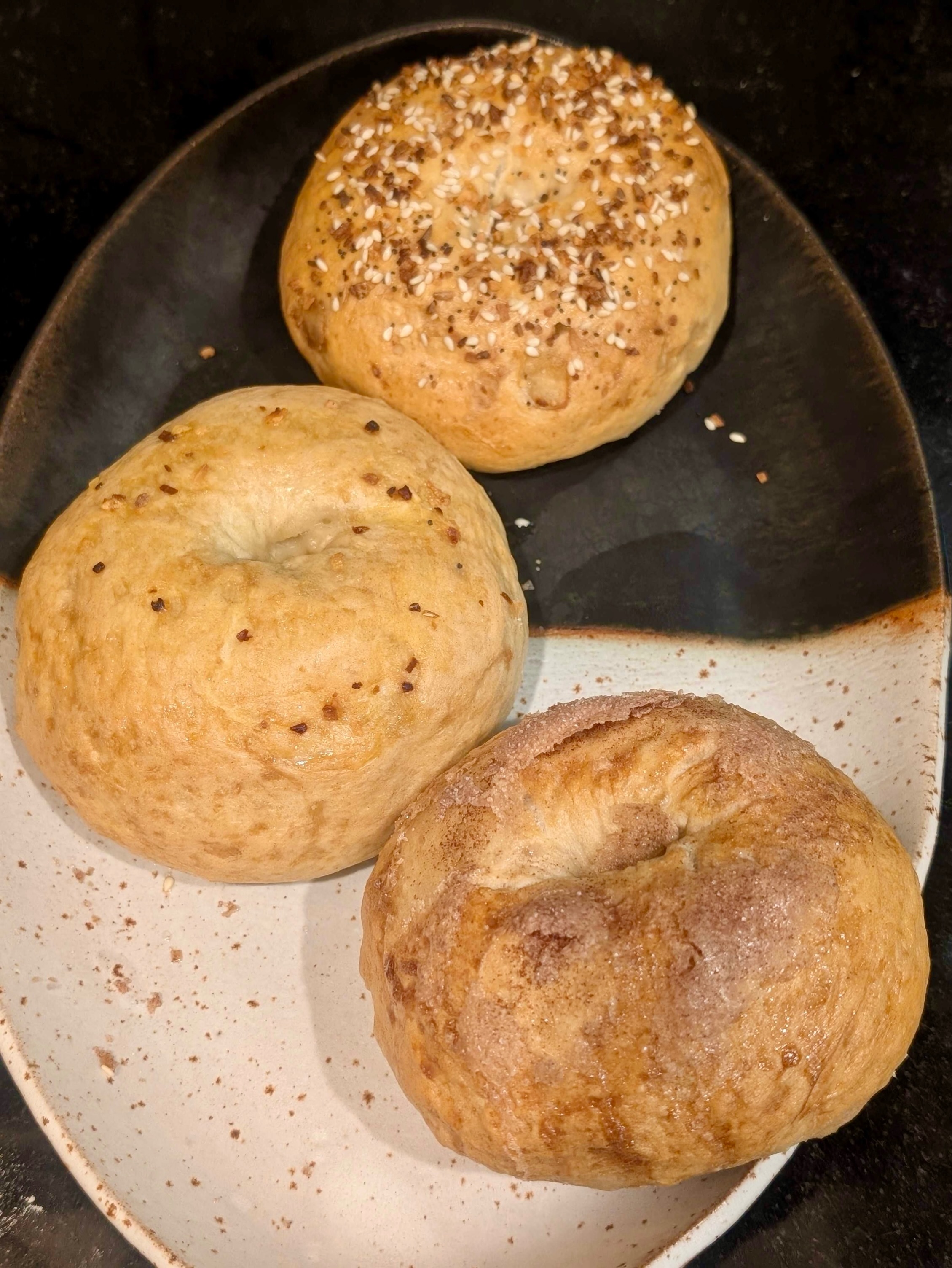 We learned how to make homemade bagels on a virtual cooking class today and they turned out great!
Thanks to Angela @culinarykisses for a fun afternoon 🥯